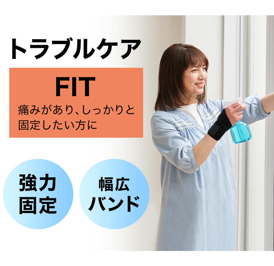 トラブルケア FIT 痛みがあり、しっかりと固定したい方に